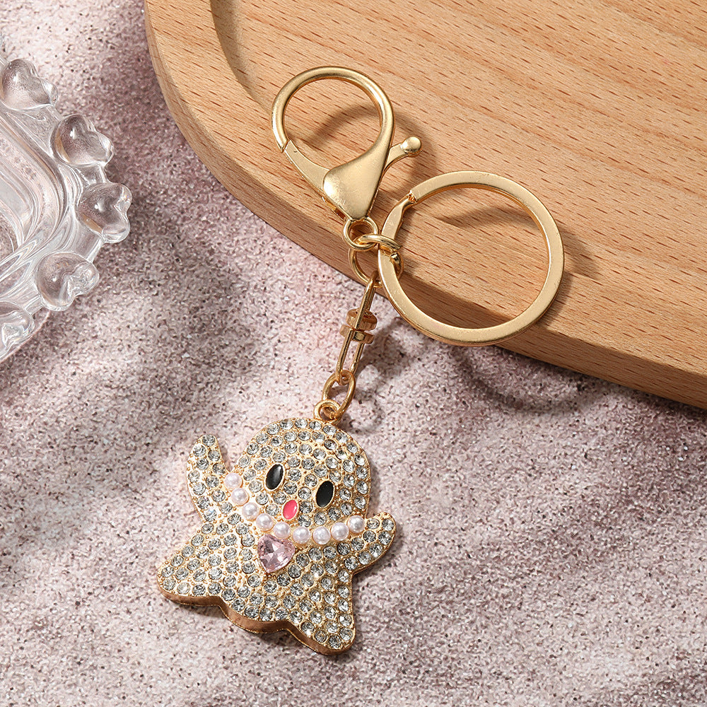 Wholesale Full Rhinestone  Keychain Fashion Decorative Accessory for Car Keys or Bag