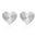 Wholesale Heart Titanium Steel  Earrings