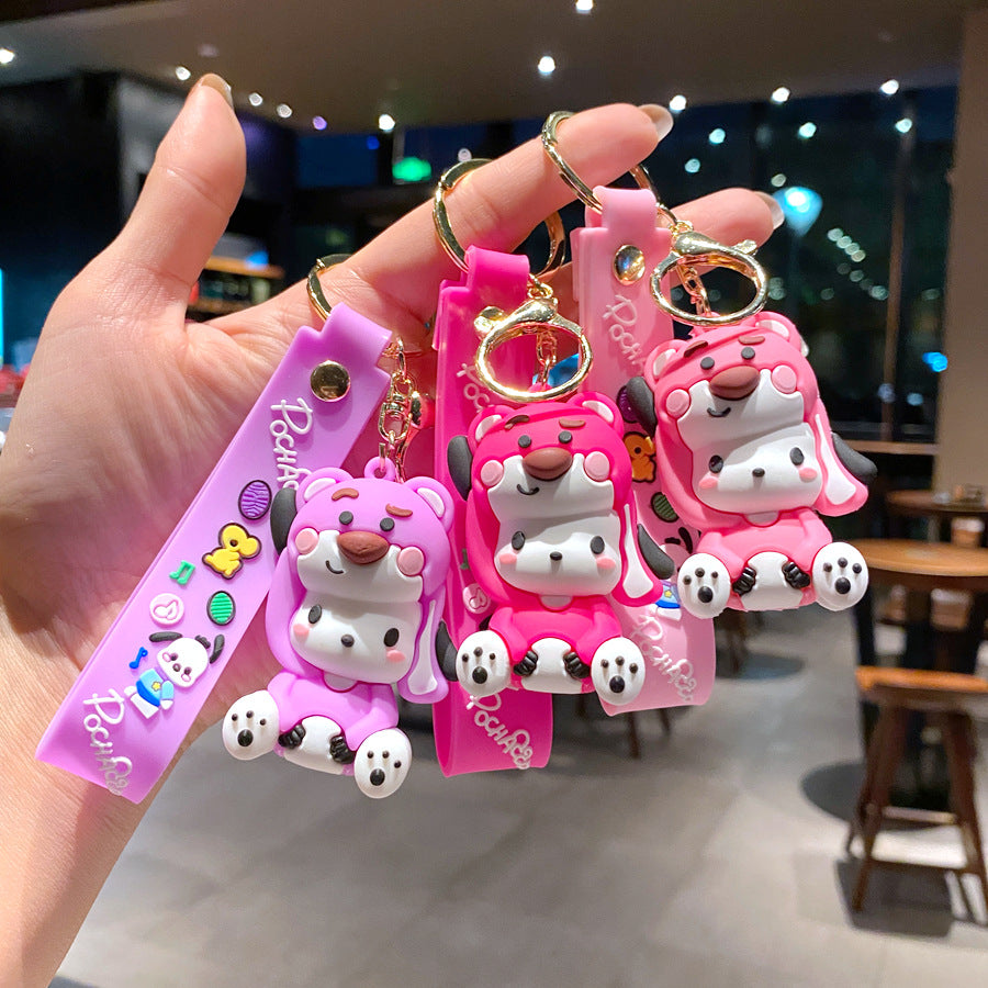 Wholesale Cartoon PVC Soft Glue Cute Keychain ACCVIP-KC-GongZ029