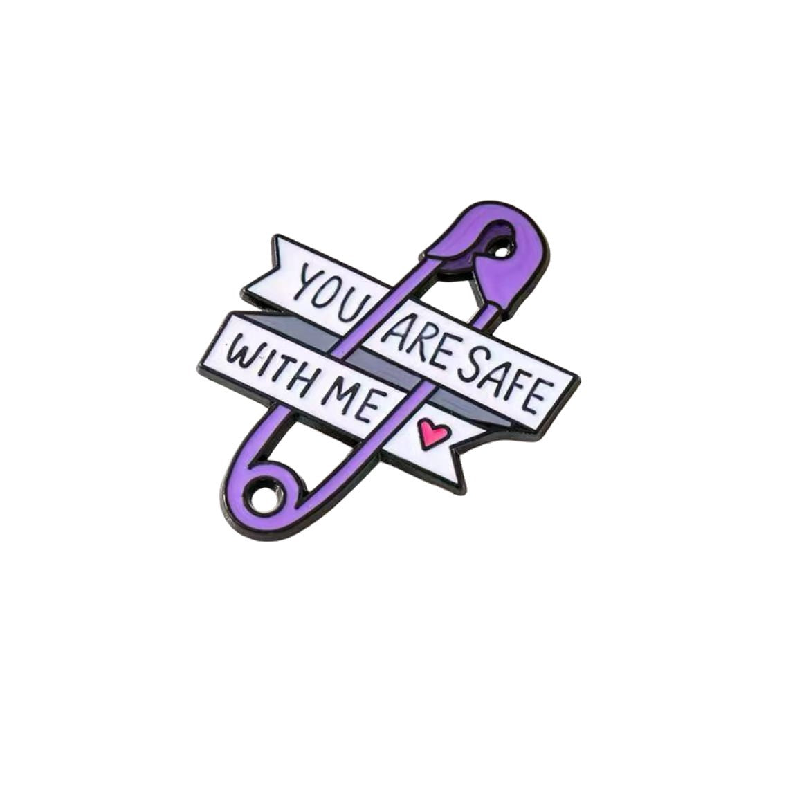 Wholesale Dropshipping Love-Themed Alloy Oil-Drip Badge