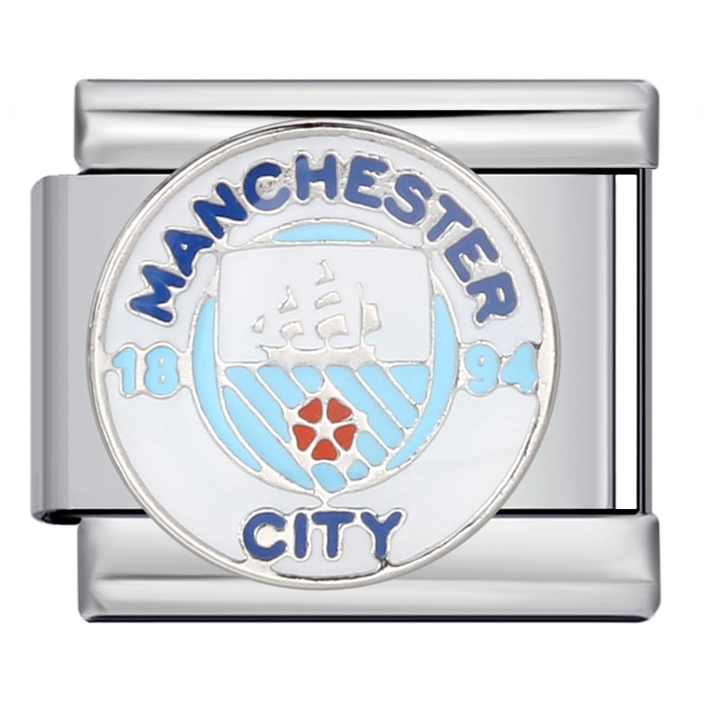 Wholesale Italian Charm Bracelet 9mm DIY Splicing Removable Peace Series Stainless Steel Composable Bracelet