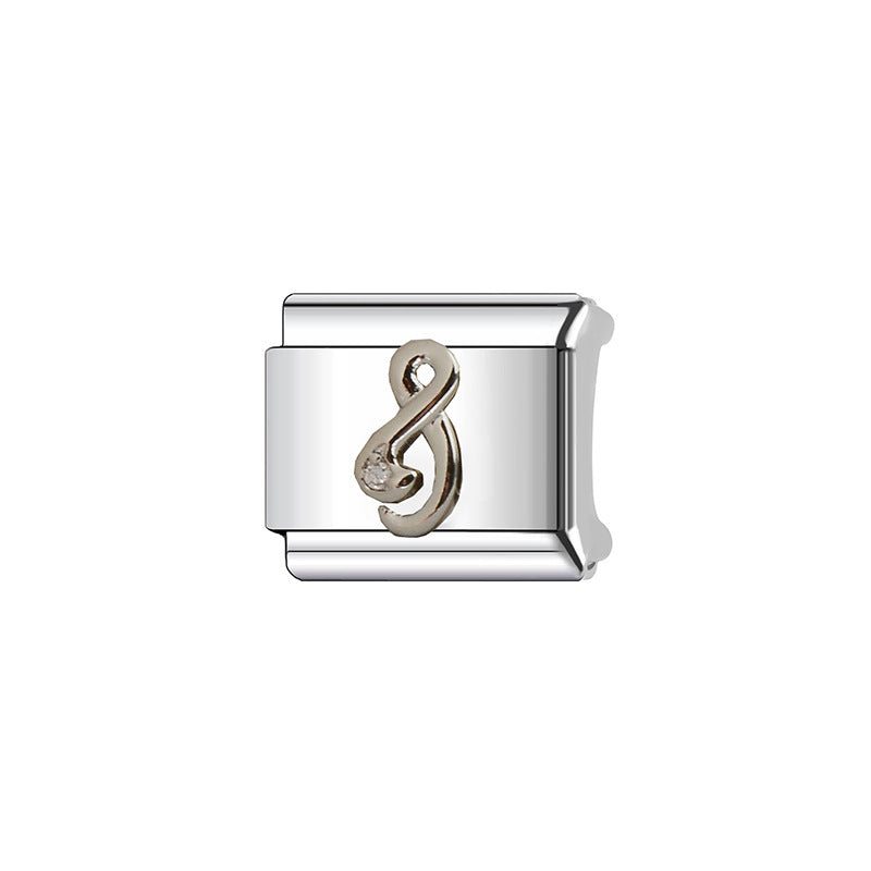 Wholesale Stainless Steel Modular Letter Bracelet Fashion Jewelry Accessory Gift for Travel Souvenir