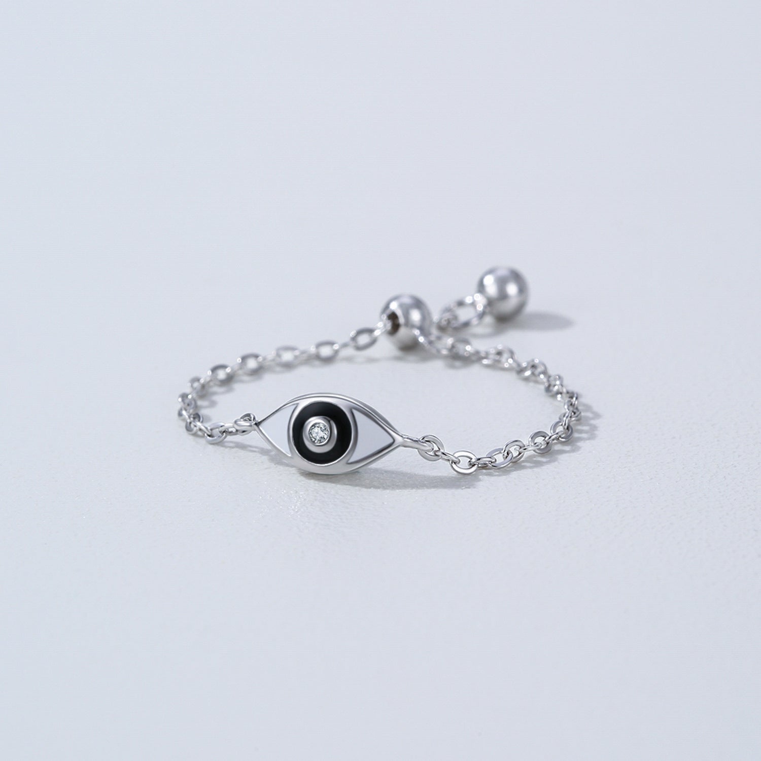 Wholesale S925 sterling silver evil eye ring