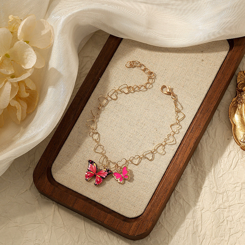 Wholesale Butterfly Heart Bracelet