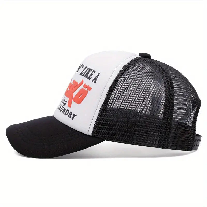 Wholesale Trendy Mesh Baseball Cap Foam Sponge Adjustable Curved Brim Breathable Sun Protection Hat For Resale