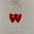 Wholesale  Red Love Earrings  Light Luxury Ear Buckle Ear Jewelry