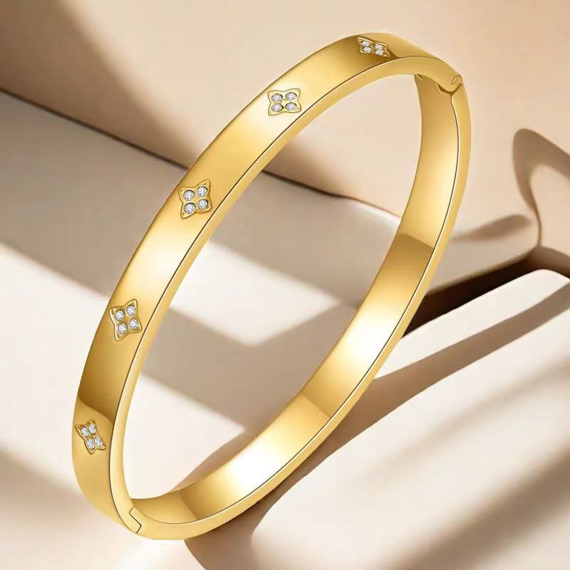 Wholesale Titanium Steel Bracelet Diamond Bracelet ACC-BT-Ruih001