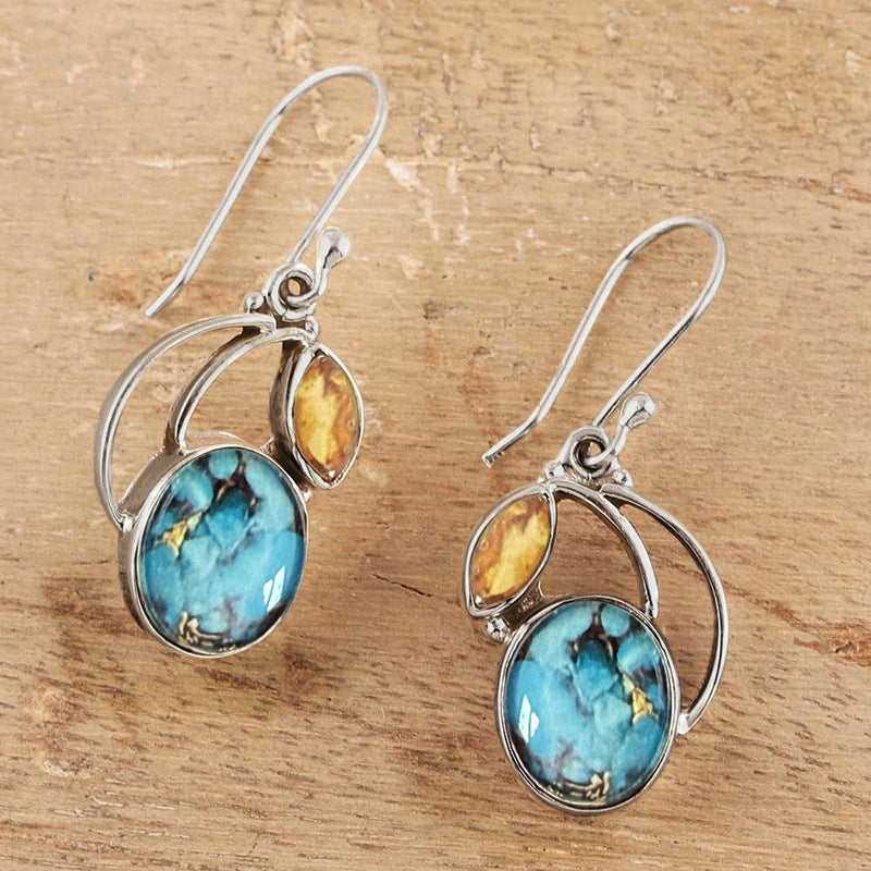 Accessori naturali all'ingrosso Orecchini squisiti ed eleganti