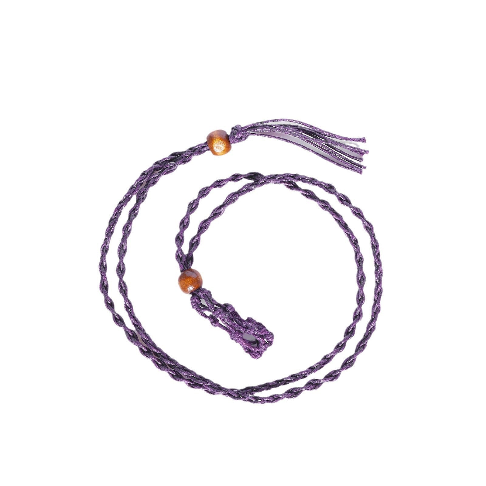 Wholesale Natural Stone Crystal Mesh Necklace Adjustable Braided Necklace ACC-NE-XingYue002