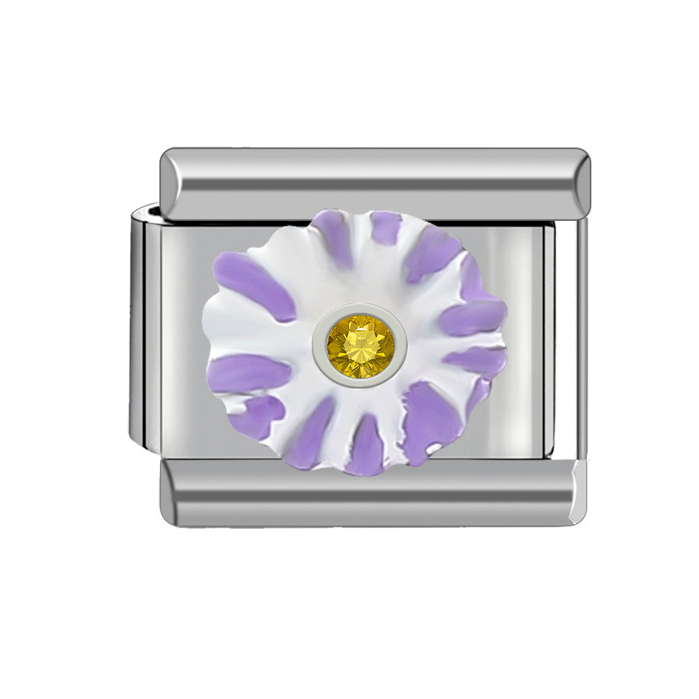 Wholesale Italian Charm Bracelet 9mm DIY Splicing Cute Creative Stainless Steel Composable Bracelet