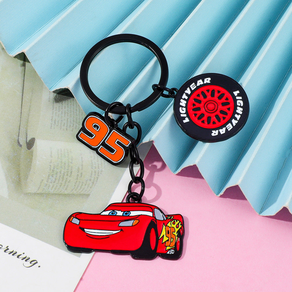 Wholesale  5pcs/pack Keychain  Keychain  Cars Racing Story Zinc Alloy Keychain ACCVIP
