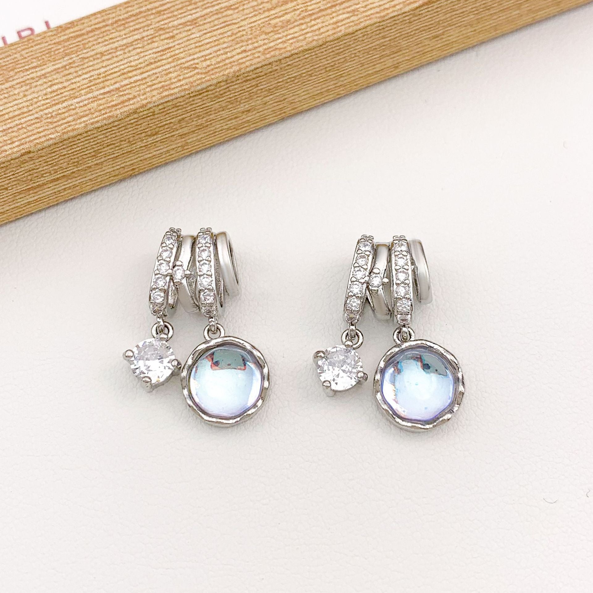 Wholesale Pendant Square Heart Micro-Paved Zircon DIY Jewelry