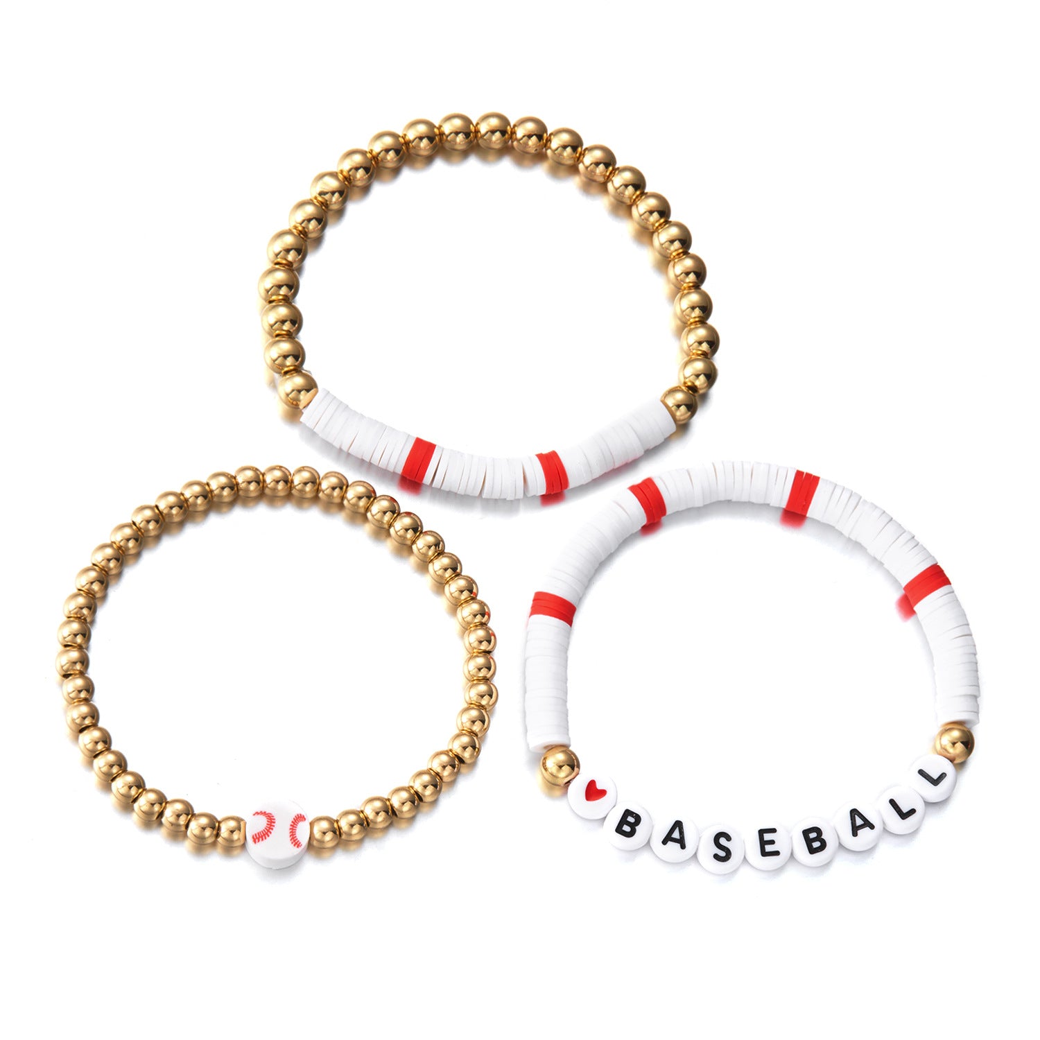 Wholesale  ball multi-layer bracelet soft ceramic bracelet