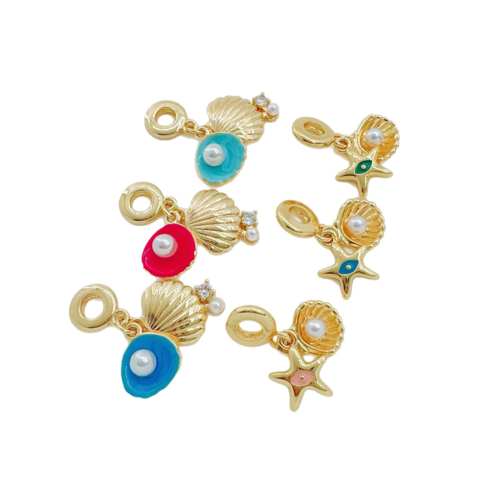 Wholesale Copper Starfish Shell Necklace - Ocean-Inspired Pendant,  Chic Jewelry Accessory for Women