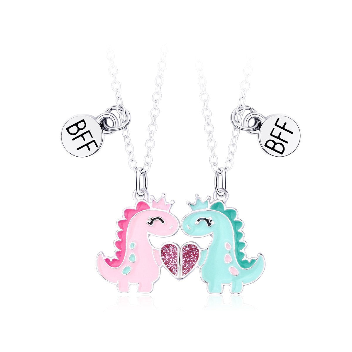 Wholesale Oil Drop Love Magnet Necklace Set ACC-NE-Hanp006