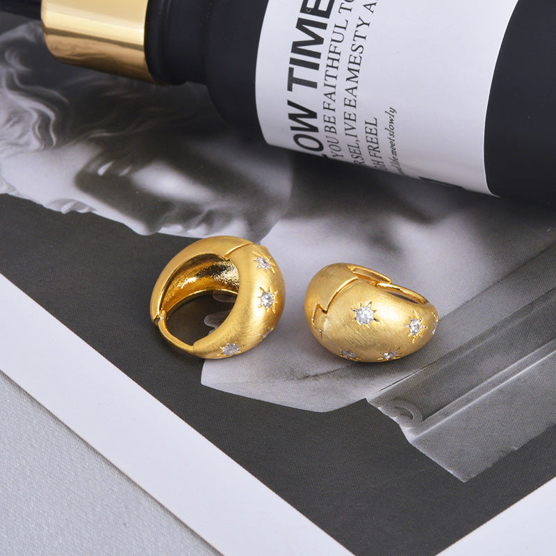Wholesale Retro Golden Earrings