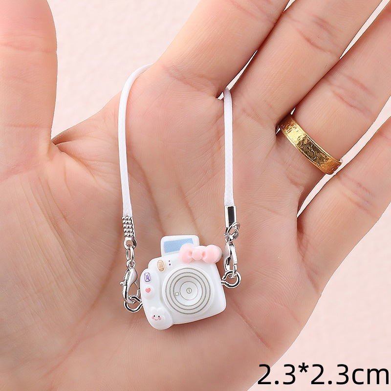 Wholesale Cute cartoon mini cartoon model small camera doll accessories