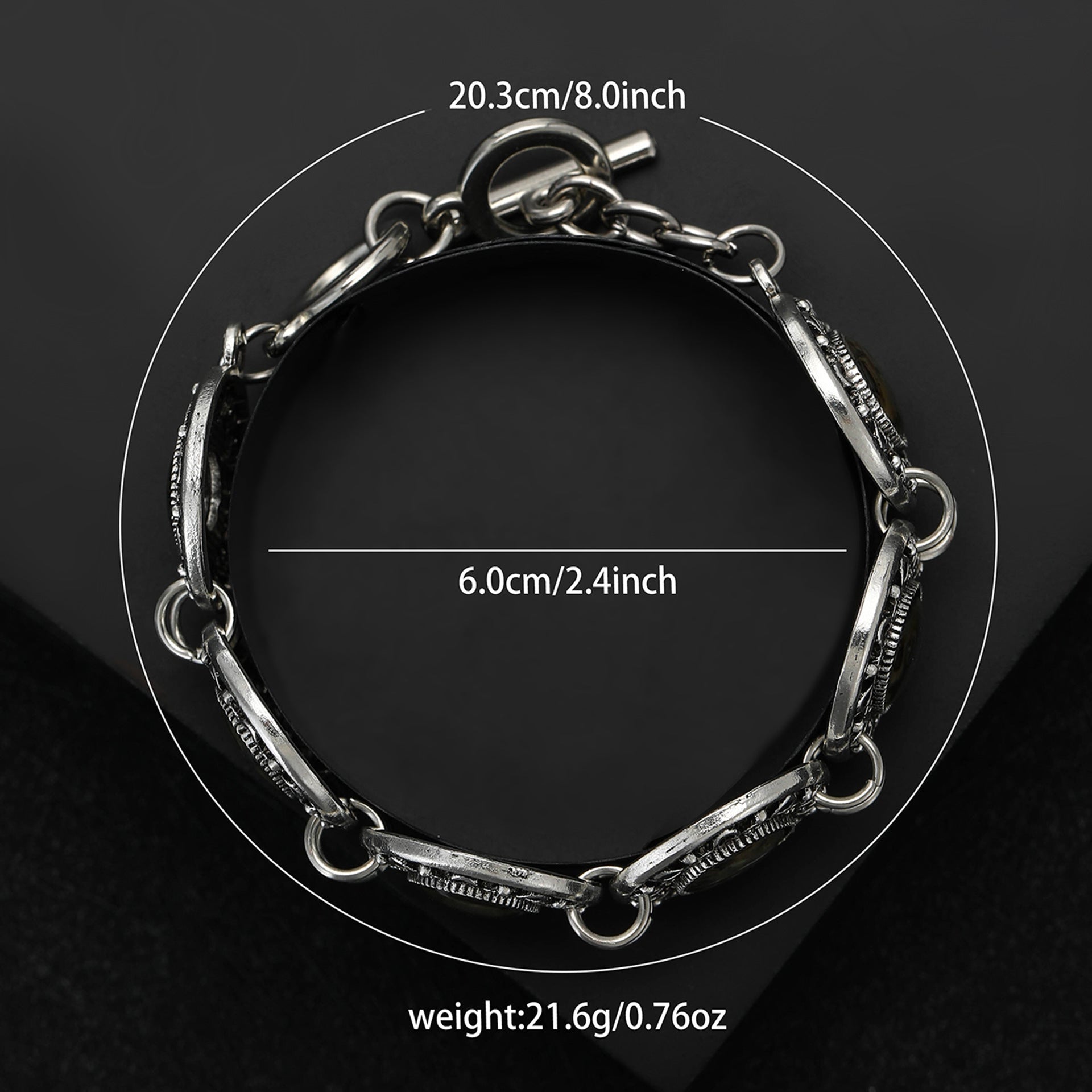 Wholesale Vintage Court Style Silver Shell Alloy Bracelet Fashion Accessory Gift
