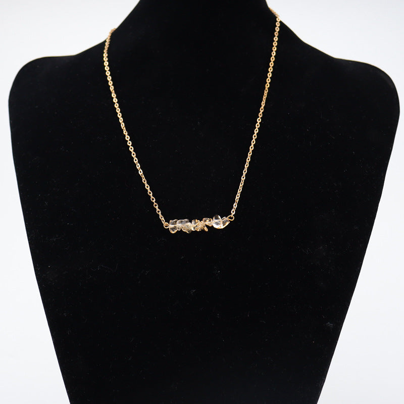 Wholesale Bohemian Style Natural Gravel Necklace