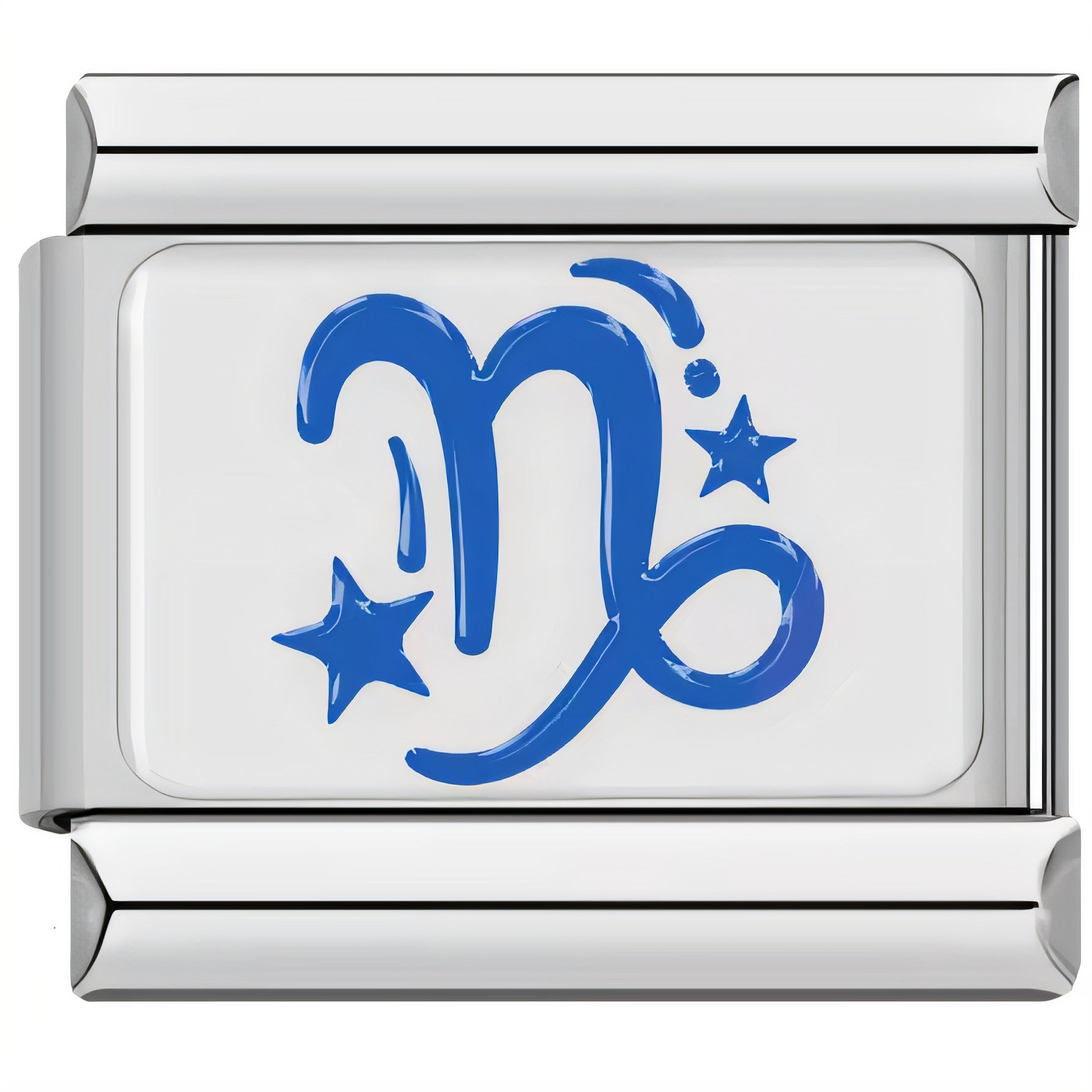 Bracelet de charme italien en gros 9 mm Symbole de zodiaque DIY Symbole en acier inoxydable