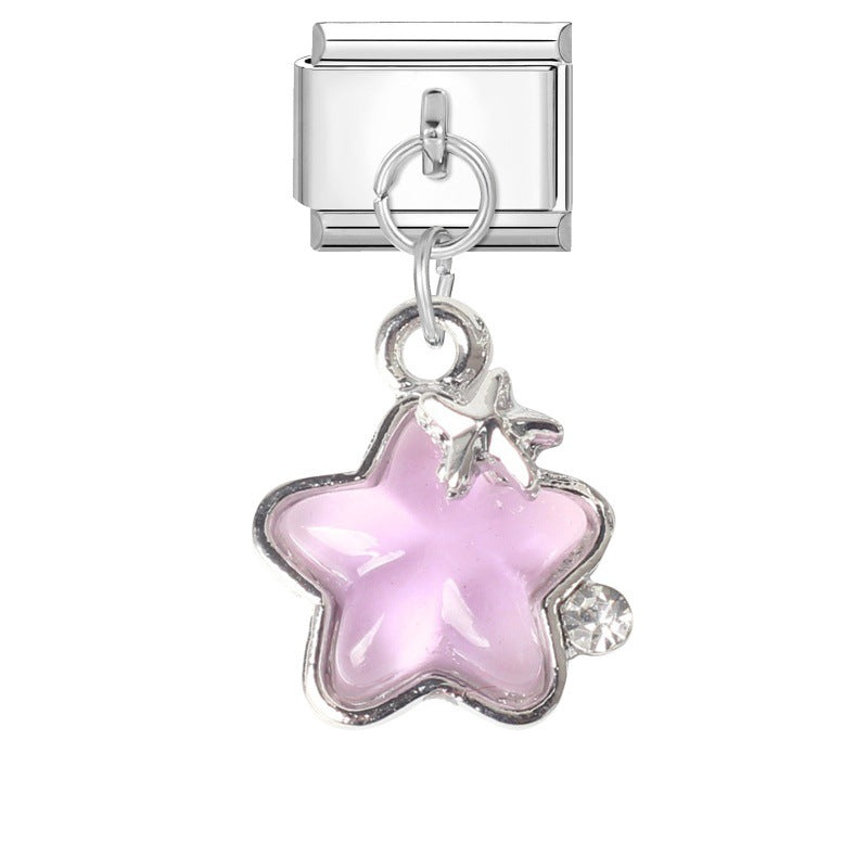 Wholesale 9mm Italian Charm Starter Bracelets DIY Pendant Style Stainless Steel Composable Bracelet