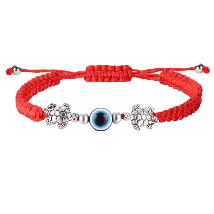 Wholesale   Evil Eye Braided Rope Bracelet