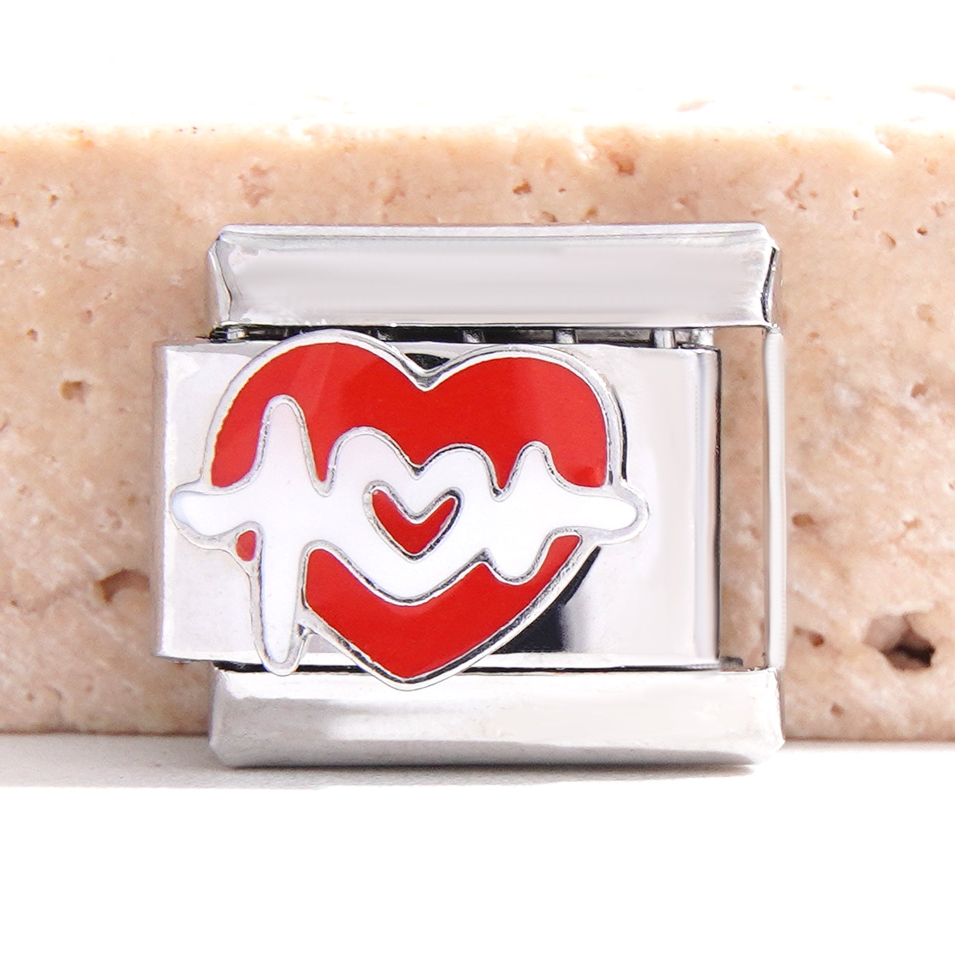 Wholesale Italian Charm Bracelet 9mm DIY Splicing Creative Pattern Stainless Steel Composable Bracelet