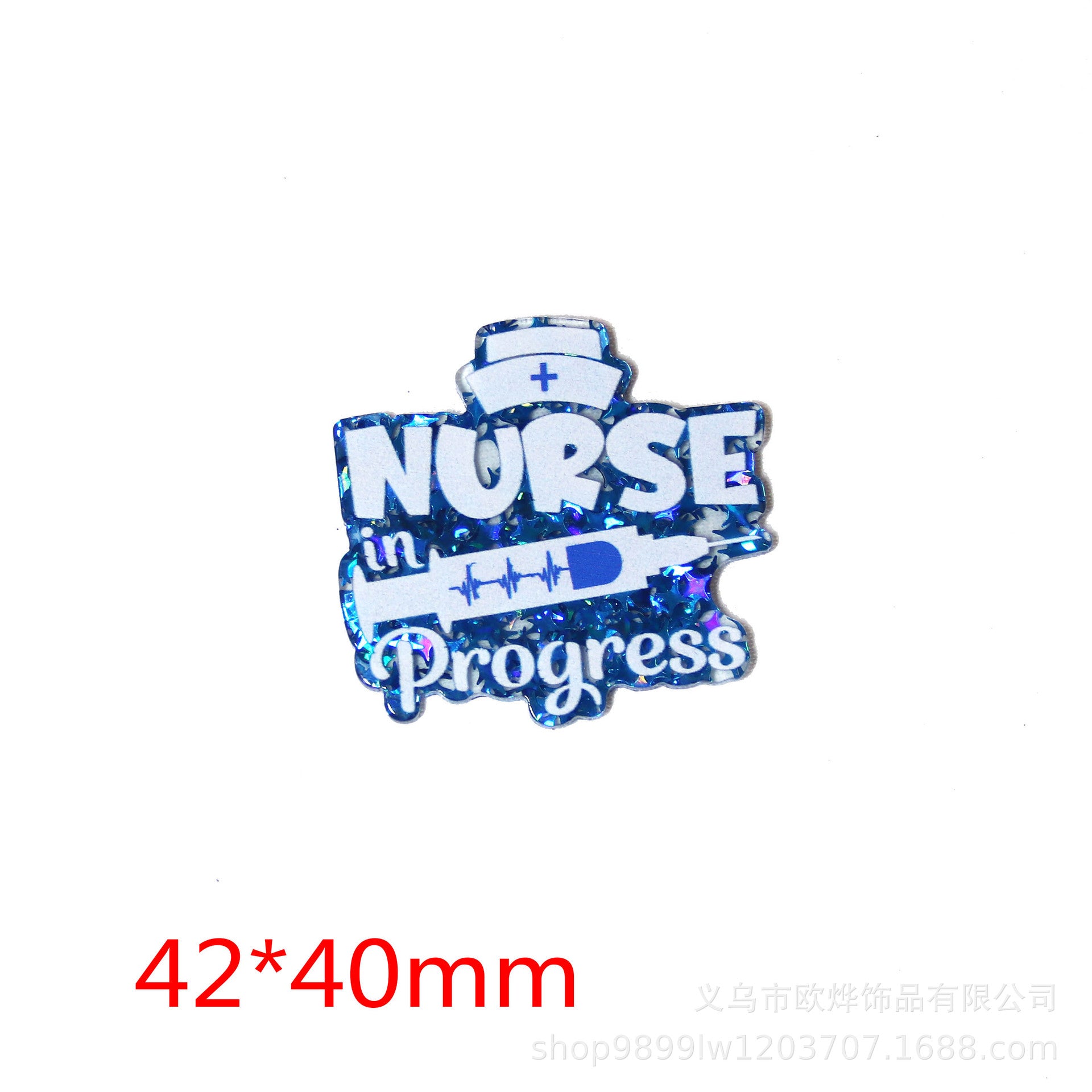 Wholesale 10pcs DIY Flatback Cartoon Colored Medical Acrylic Flatback Badge Reels Retractable Keychain DIY Accessories ACC-FK-OuYe006