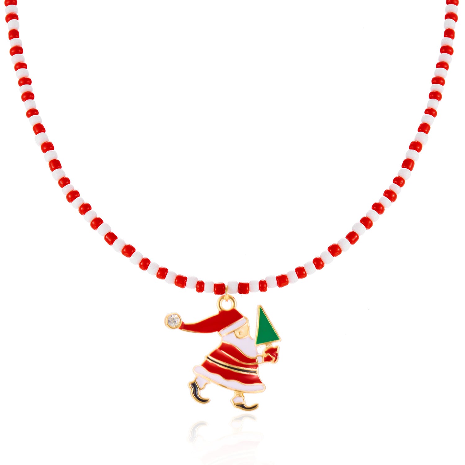 Wholesale Handmade Beaded Christmas Necklaces