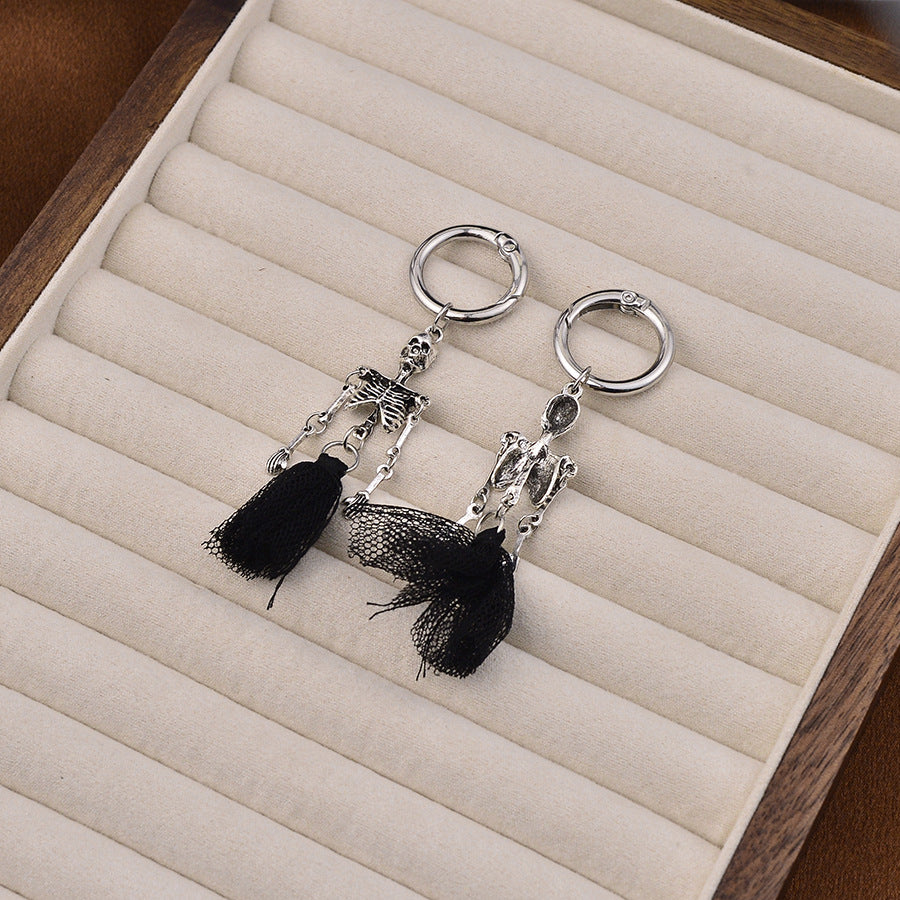 Wholesale skull-patterned tulle skirt pendant Shoes Charms