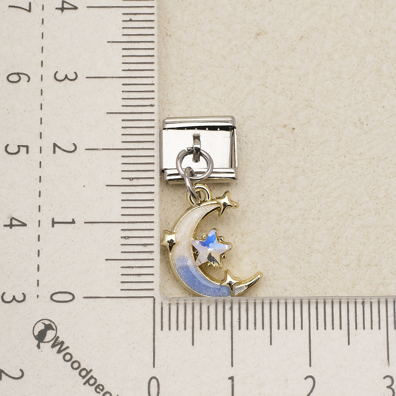 Wholesale Starry Sky Theme Detachable Modular Stainless Steel DIY Bracelet Pendant With Star Moon Planet Flower Charms Jewelry Accessory Gift