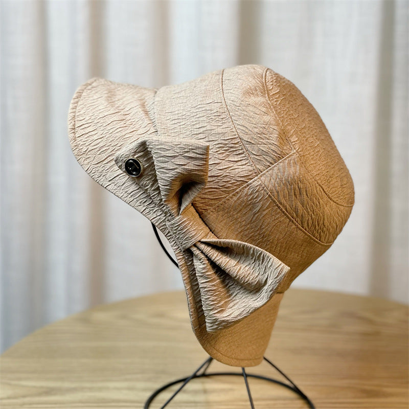 Wholesale Bow Basin Hat Bucket Hat Sun Hat ACC-HT-RuYi003