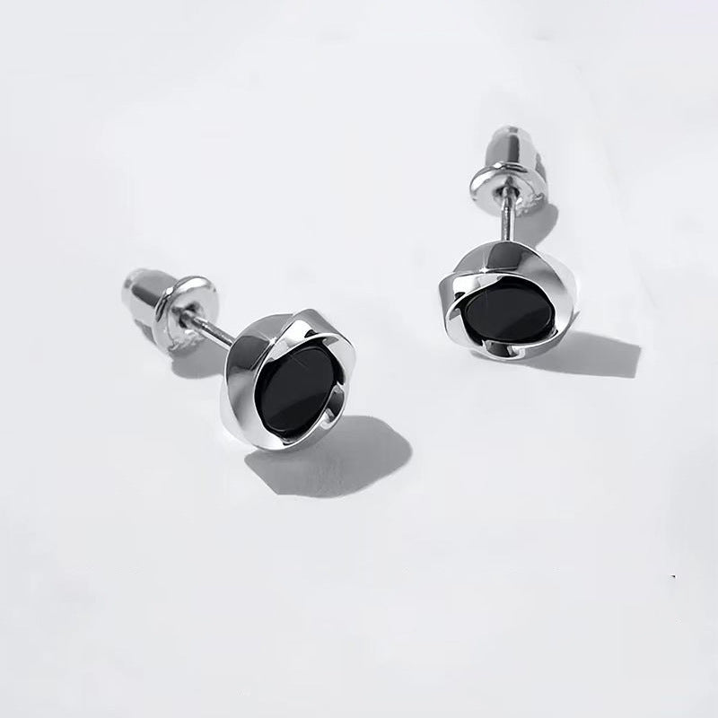 Wholesale men's hook detachable hip hop punk earrings