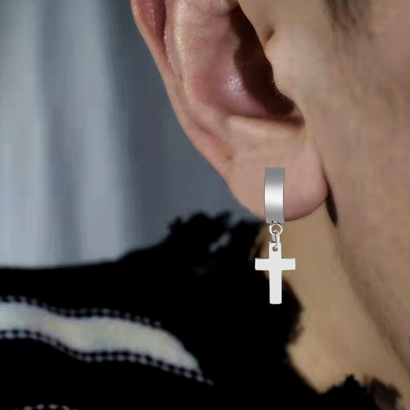 Wholesale Cross Pendant Earrings ACC-ES-BanLan002