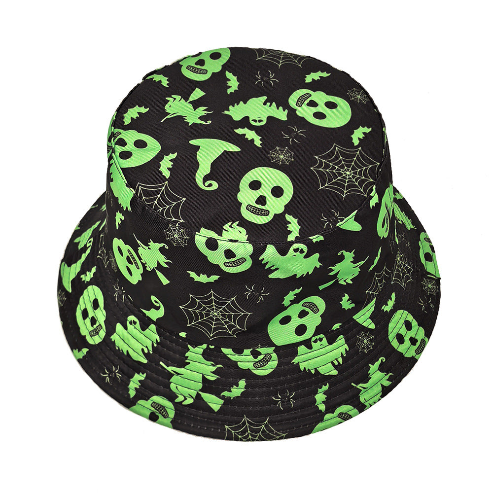 Wholesale  Skull Basin Double sided Bucket Hat