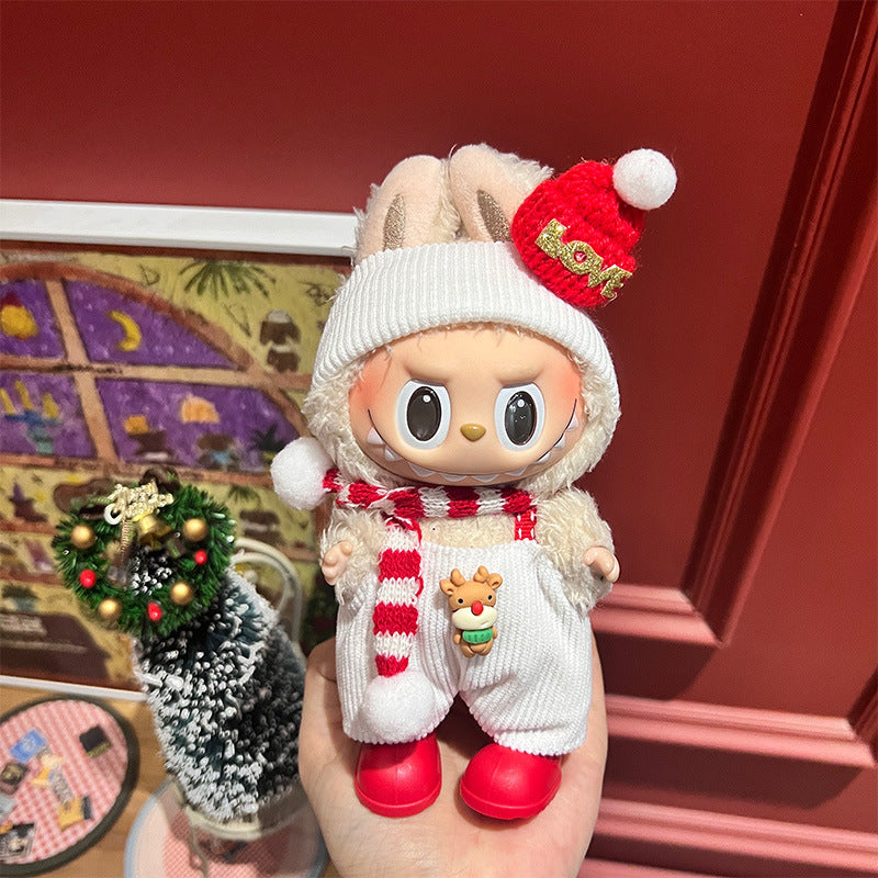 Wholesale Christmas Cute cartoon mini doll clothes