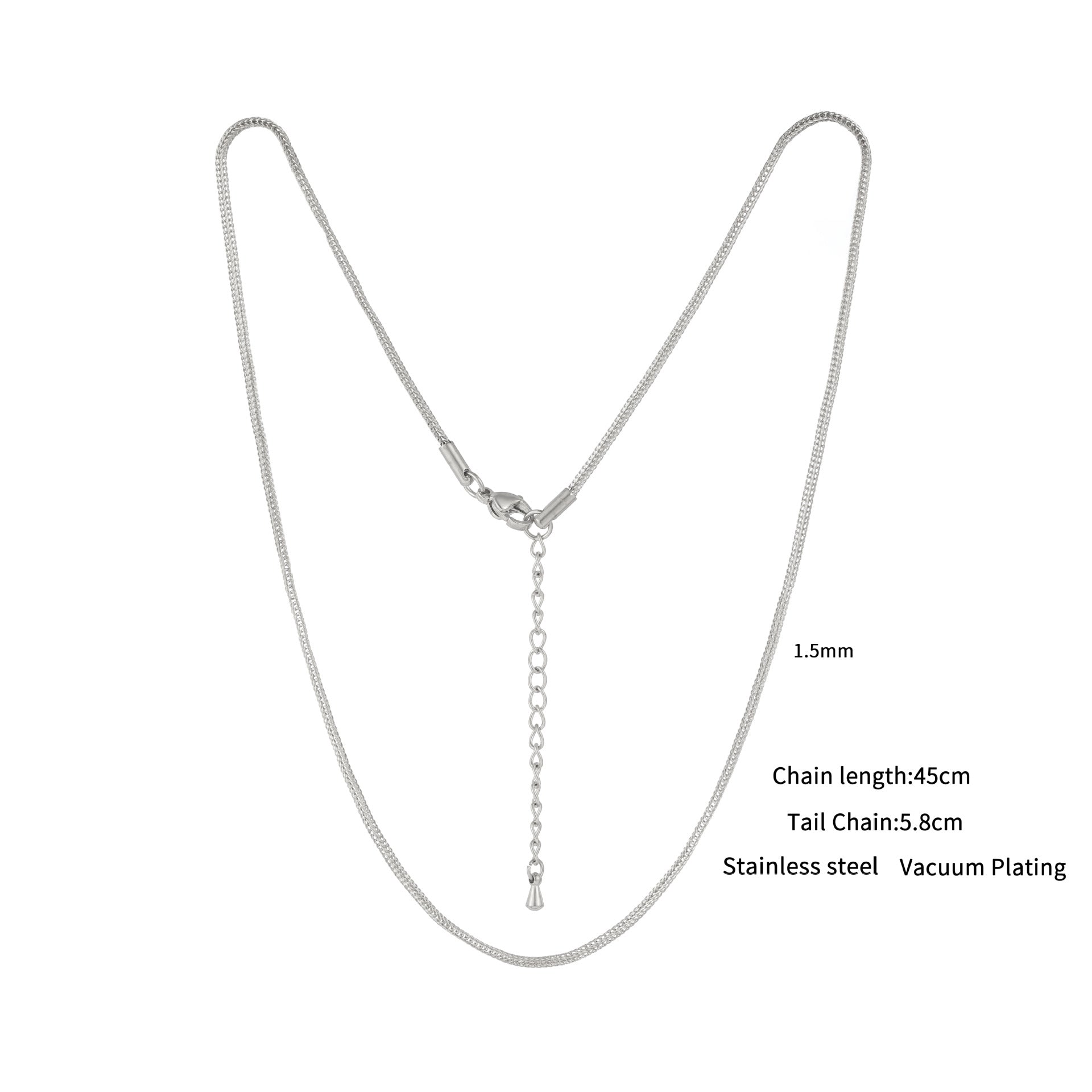 Wholesale Stainless Steel Electroplated Clavicle Chain,  Stylish Light Luxury Necklace for Everyday Wear