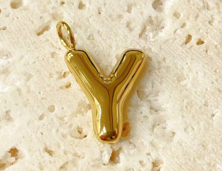 Wholesale Stainless steel bubble letter pendant