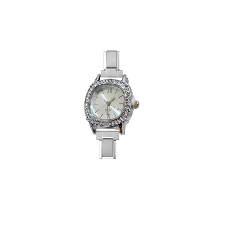 Wholesale Cross-border Italian modular quartz watch,  oval minimalist watch head,  DIY detachable and adjustable,  women' s watch,  student watch.