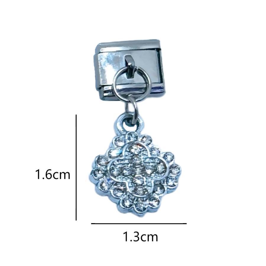 Wholesale 10pcs Italian Charm Bracelet 9mm DIY Splicing Heart Star Series Stainless Steel Composable Bracelet