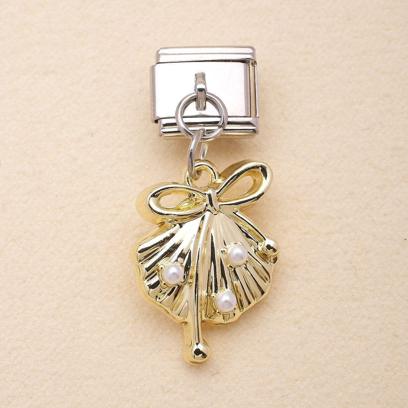 Wholesale Ocean Elements Stainless Steel Charm Pendants DIY Bracelet Accessories Pink Blue
