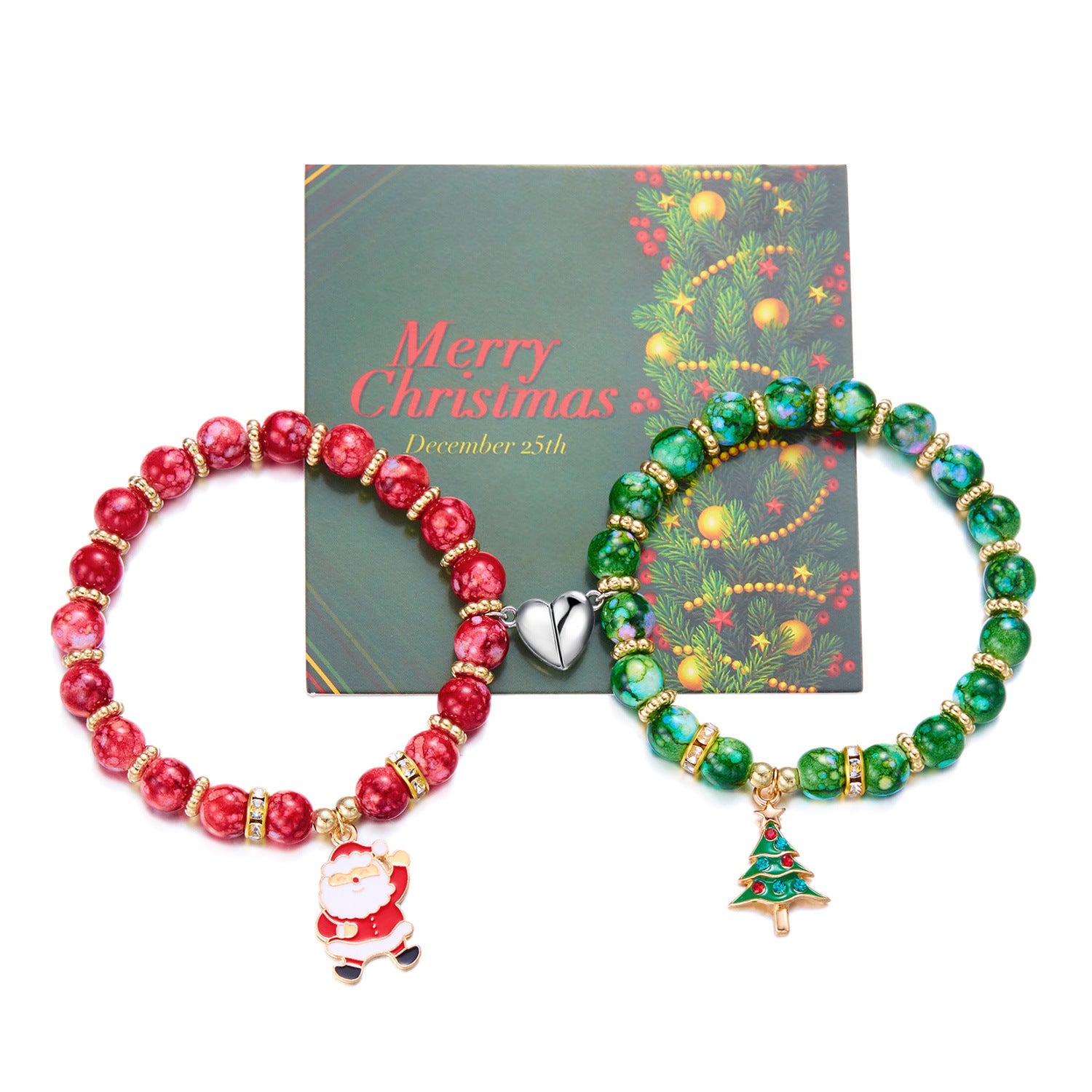 Wholesale Christmas couple bracelet  temperament magnetic bracelet