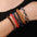Wholesale  Coconut Shell Wood Multi-layer Stacked Wear Bracelet suit
