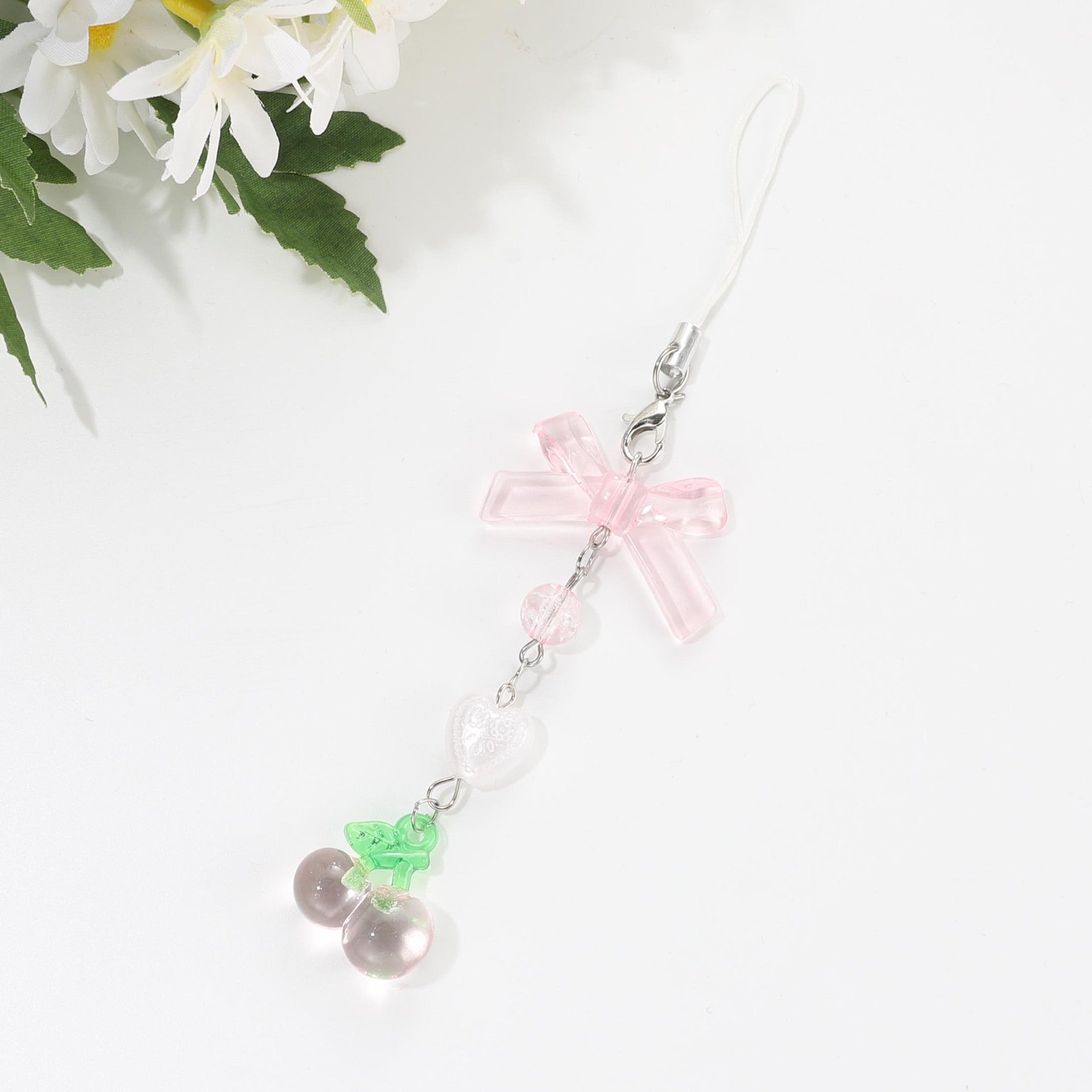 Wholesale Cherry Phone Chain Keychain