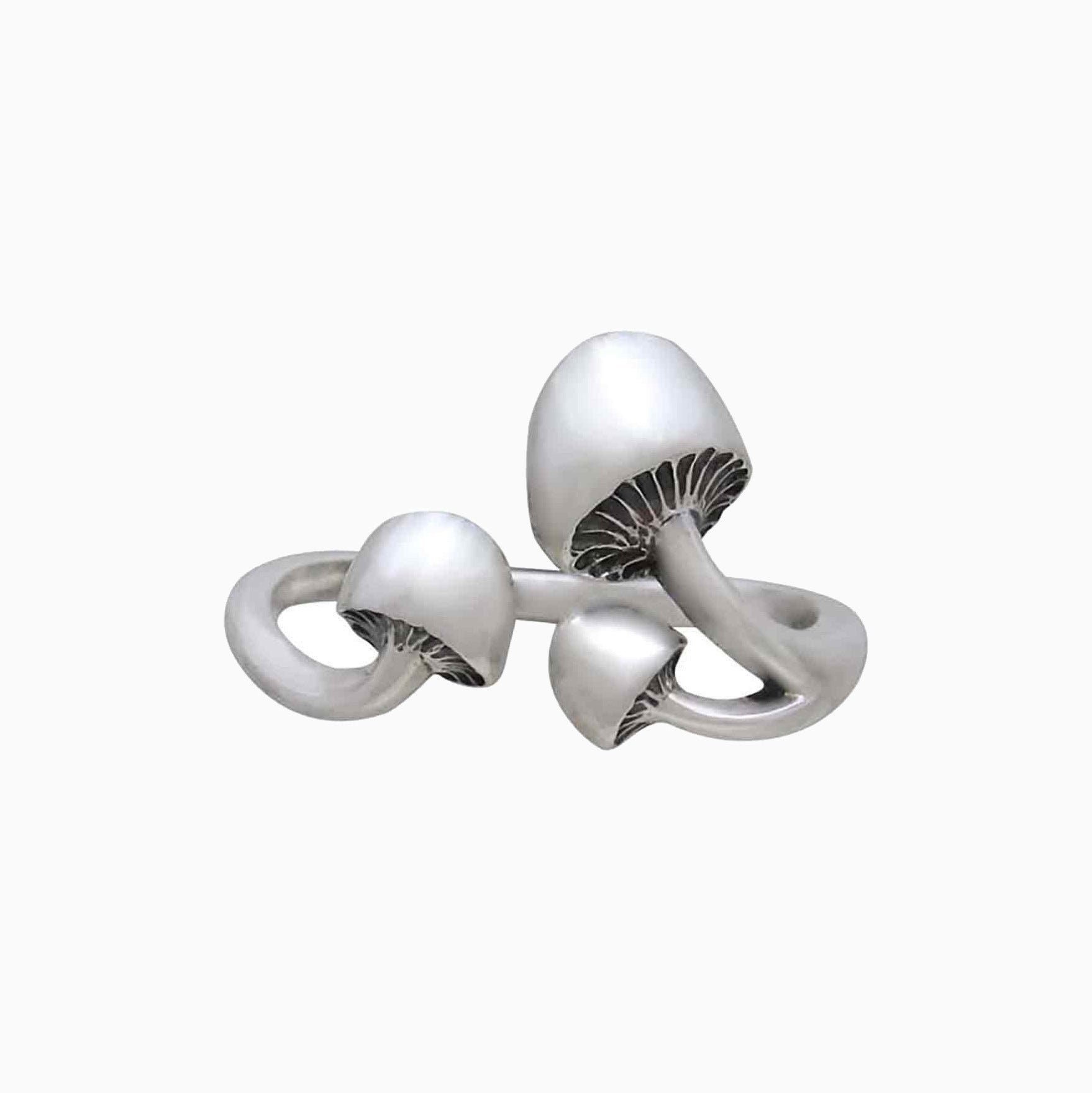 Wholesale  Mushroom Open Ring  Alloy Adjustable Ring