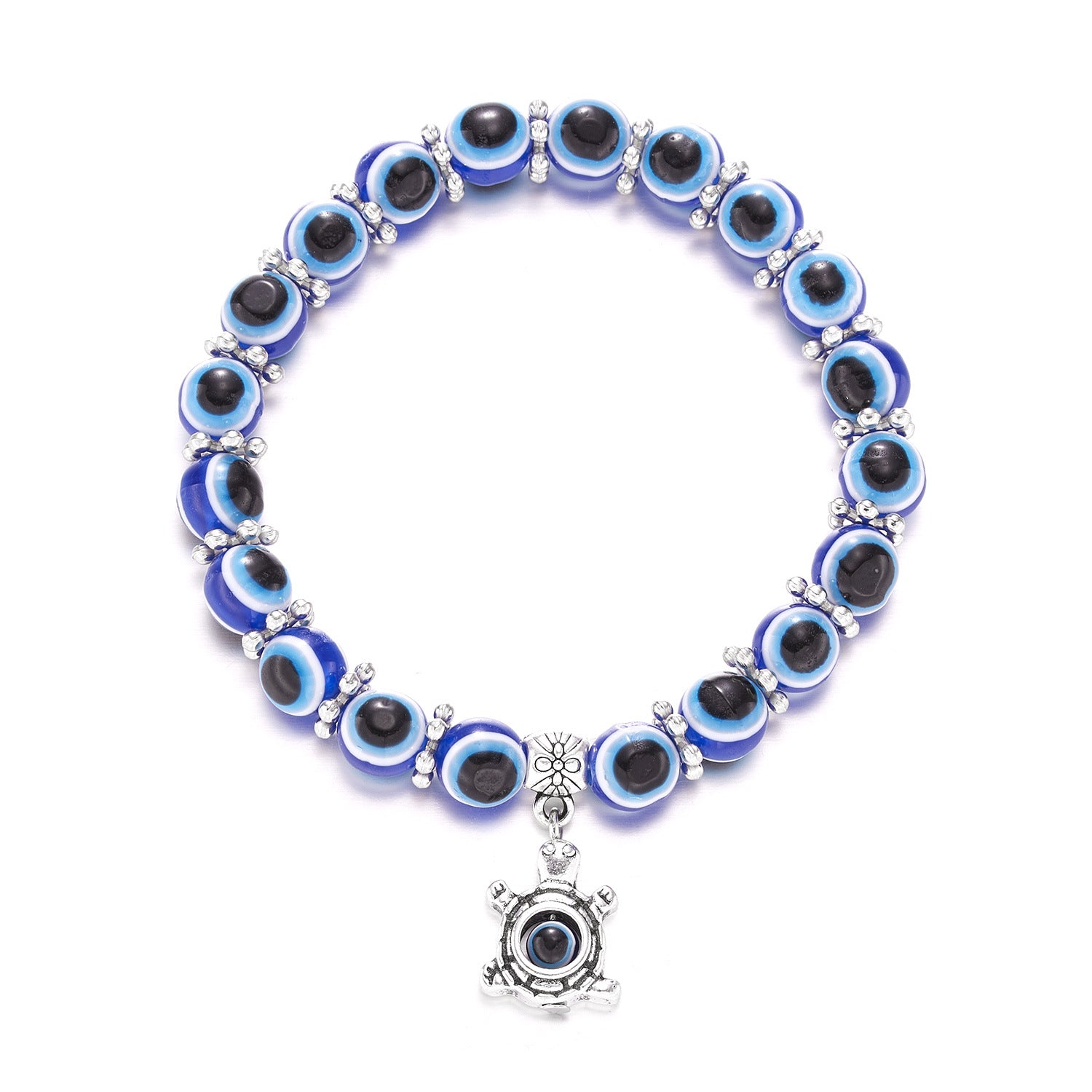 Wholesale Fatima' s Hand Türkiye Blue Eye Handmade Bracelet