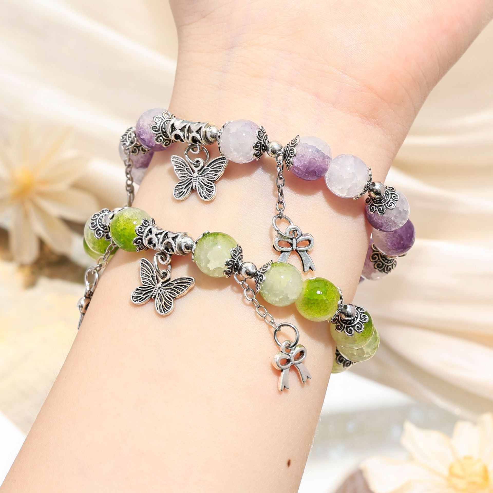 Wholesale  ethnic style beaded bracelet crystal bracelet