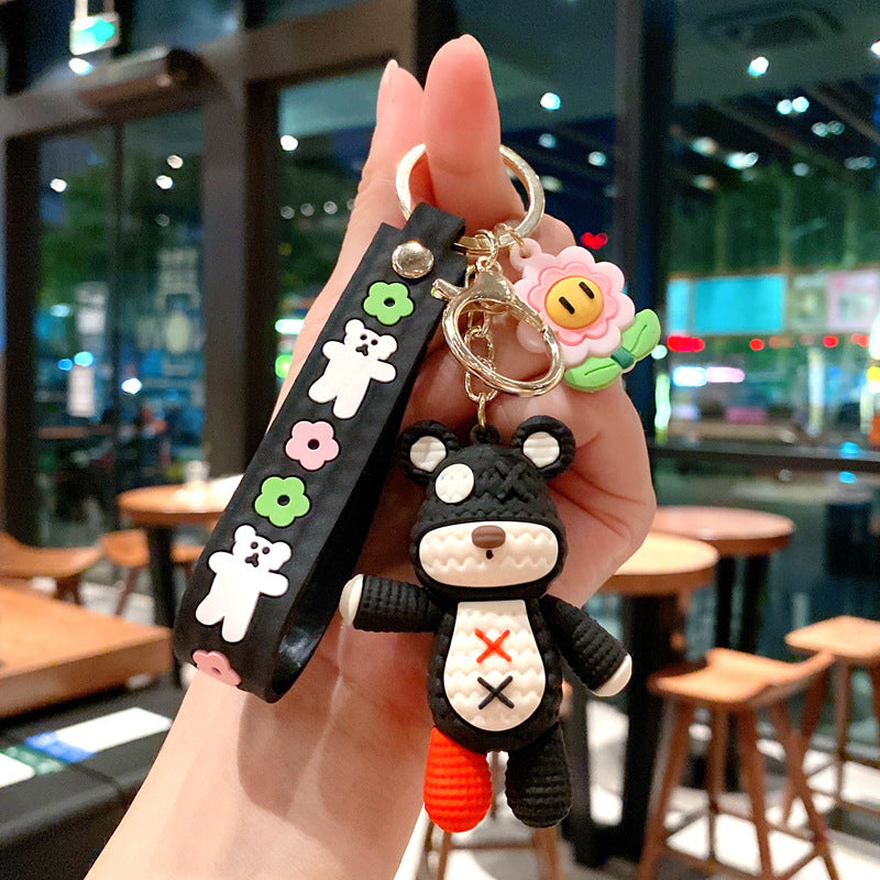 Wholesale Cartoon Woolen Bear Cute Keychain ACC-KC-Gongz003