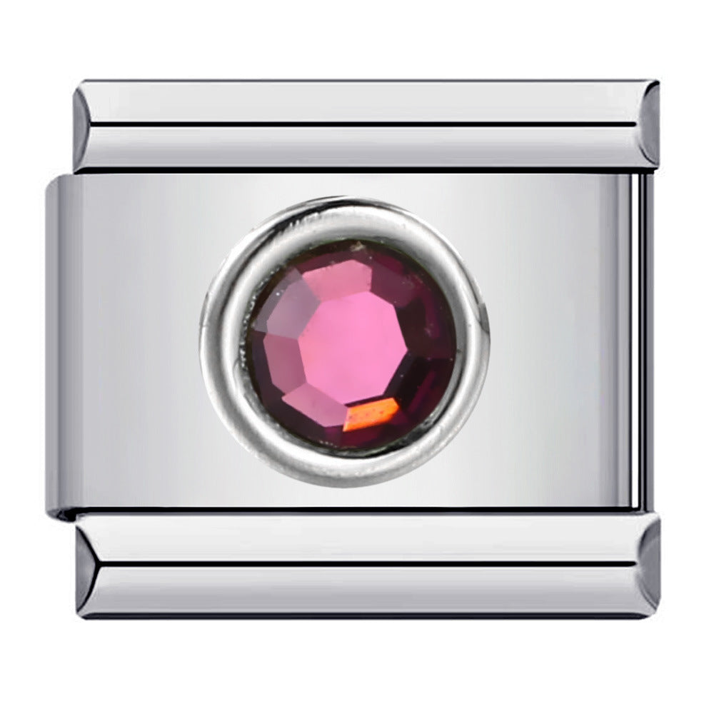 Wholesale Italian Charm Bracelet 9mm DIY Splicing Removable Star Hook Stainless Steel Composable Bracelet