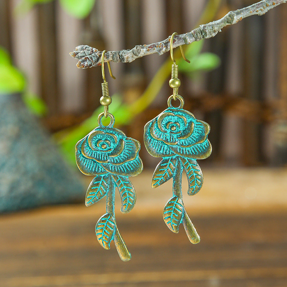 Wholesale  retro alloy earrings Bohemian fashion jewelry